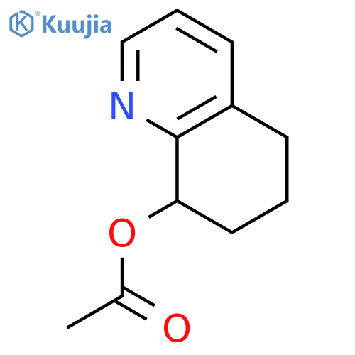 5,6,7,8-Tetrahydroquinolin-8-yl acetate structure