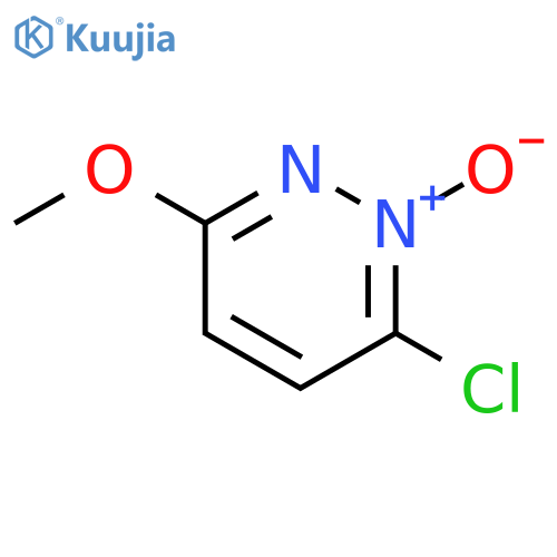 Pyridazine,3-chloro-6-methoxy-, 2-oxide structure