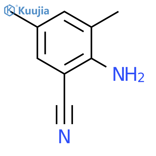 Benzonitrile,2-amino-3,5-dimethyl- structure