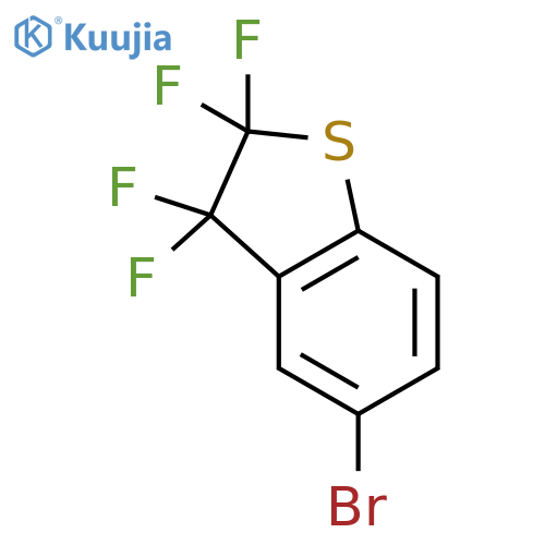 Benzo[b]thiophene,5-bromo-2,2,3,3-tetrafluoro-2,3-dihydro- structure