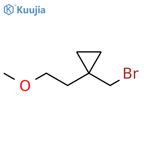 Cyclopropane, 1-(bromomethyl)-1-(2-methoxyethyl)- structure
