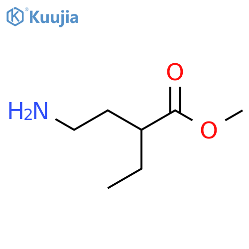 Methyl 4-amino-2-ethylbutanoate structure