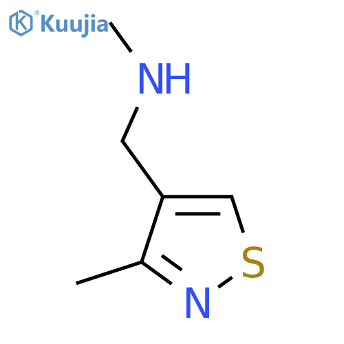 methyl(3-methyl-1,2-thiazol-4-yl)methylamine structure