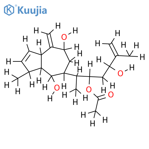 12-Ac-(6beta,9alpha,12xi,14xi)-4(17),10(18),15-Prenylguaiatriene-6,9,12,14-tetrol structure