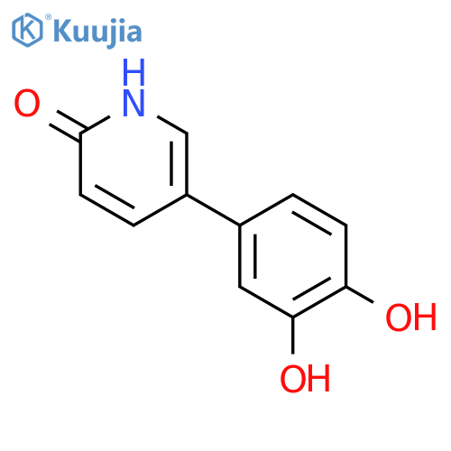 2(1H)-Pyridinone,5-(3,4-dihydroxyphenyl)- structure