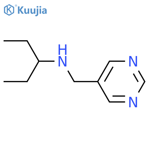 (pentan-3-yl)[(pyrimidin-5-yl)methyl]amine structure