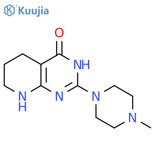2-(4-methylpiperazin-1-yl)-3H,4H,5H,6H,7H,8H-pyrido2,3-dpyrimidin-4-one structure