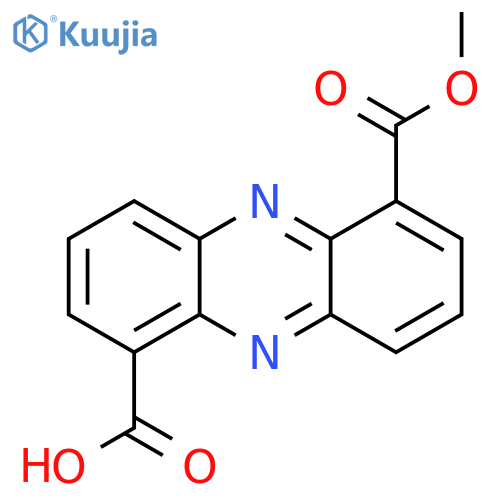 1,6-Phenazinedicarboxylicacid, 1-methyl ester structure