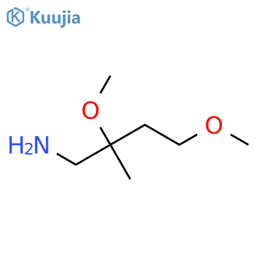2,4-Dimethoxy-2-methylbutan-1-amine structure
