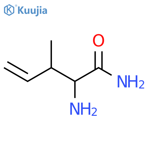 2-amino-3-methylpent-4-enamide structure