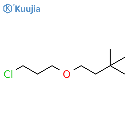 Butane, 1-(3-chloropropoxy)-3,3-dimethyl- structure