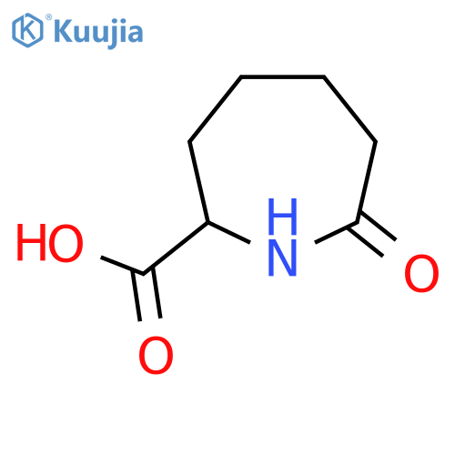 7-Oxoazepane-2-carboxylic acid structure