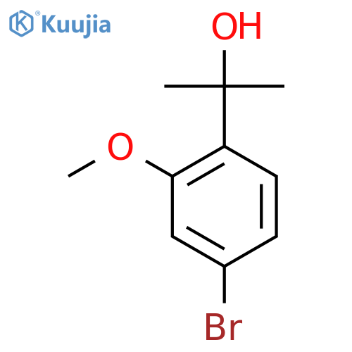 2-(4-Bromo-2-methoxyphenyl)propan-2-ol structure