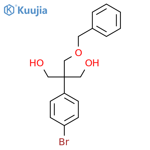 2-((Benzyloxy)methyl)-2-(4-bromophenyl)propane-1,3-diol structure