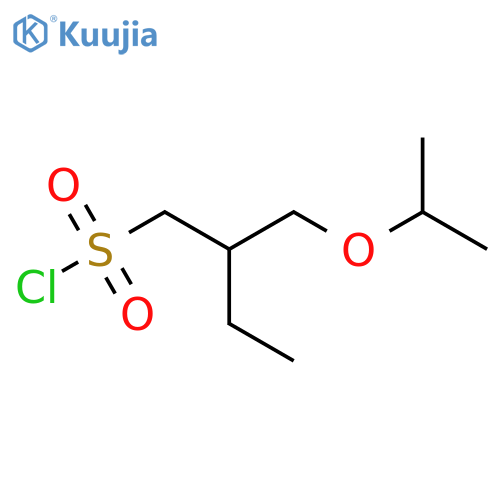 2-(propan-2-yloxy)methylbutane-1-sulfonyl chloride structure