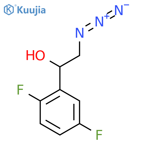2-azido-1-(2,5-difluorophenyl)ethan-1-ol structure