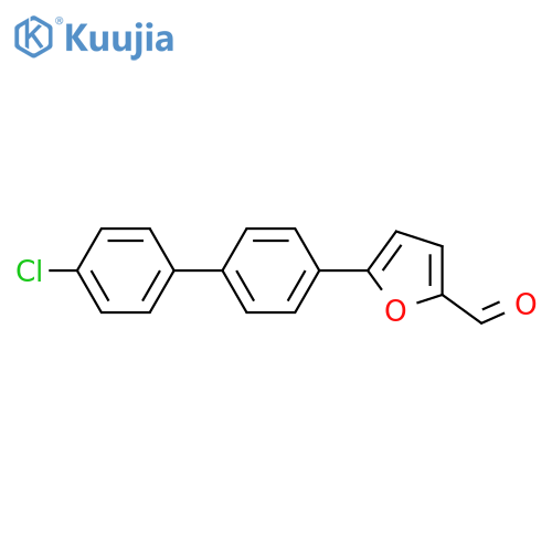 2-Furancarboxaldehyde, 5-(4'-chloro[1,1'-biphenyl]-4-yl)- structure