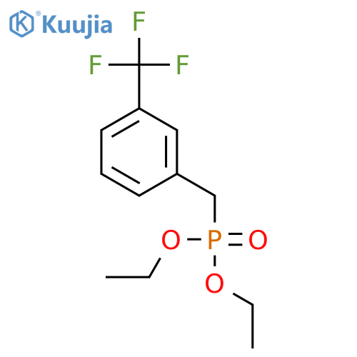 1-(Diethoxyphosphorylmethyl)-3-(trifluoromethyl)benzene structure