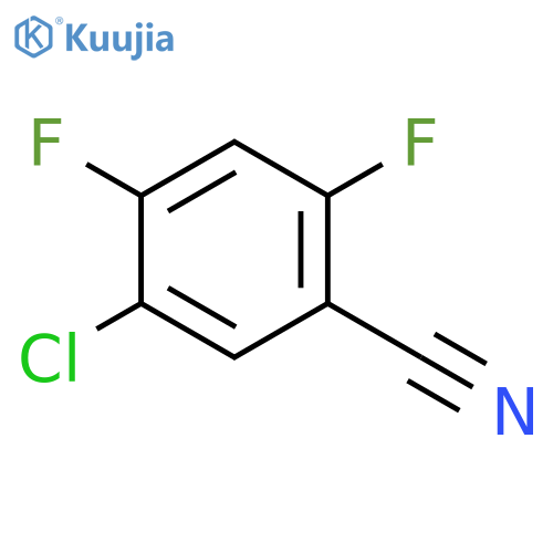 5-Chloro-2,4-difluorobenzonitrile structure
