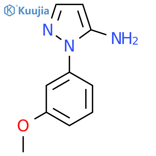 1-(3-Methoxyphenyl)-1h-pyrazol-5-amine structure