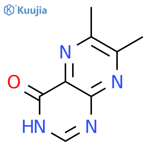 6,7-Dimethyl-pteridin-4-ol structure