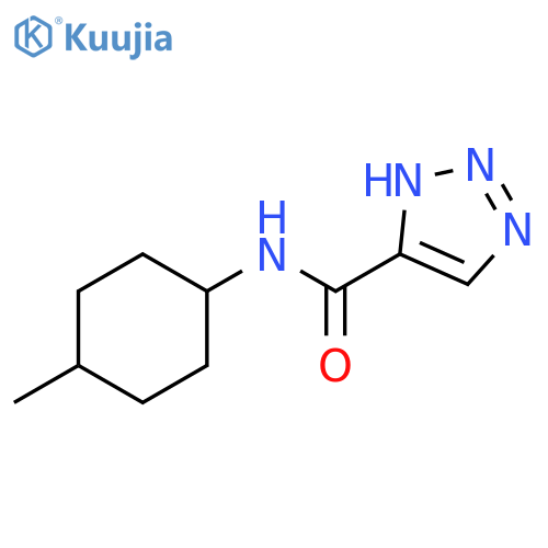 N-(4-methylcyclohexyl)-1H-1,2,3-triazole-5-carboxamide structure