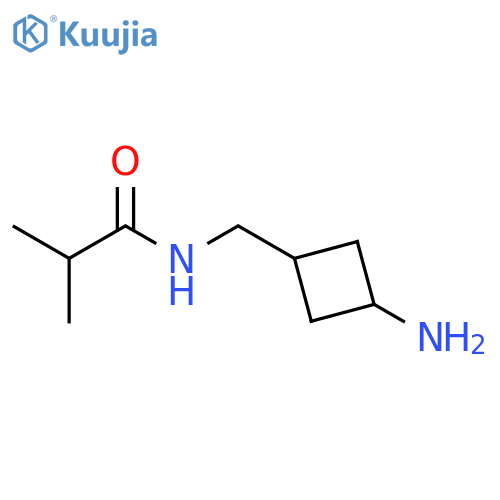 Propanamide, N-[(3-aminocyclobutyl)methyl]-2-methyl- structure