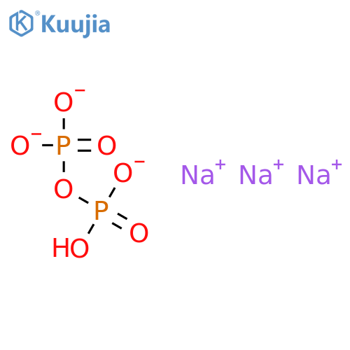 Diphosphoric acid trisodium salt structure