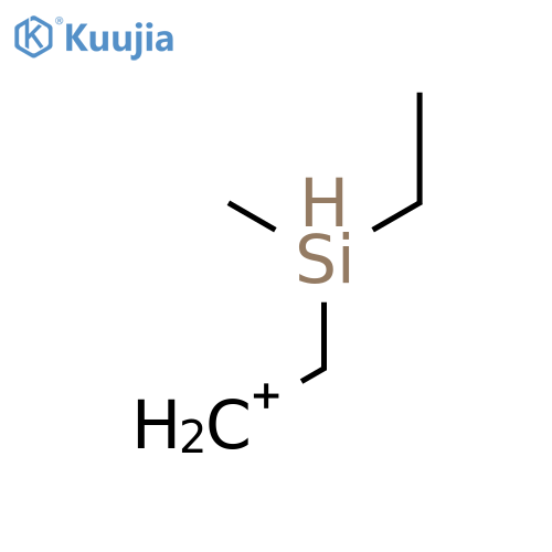 Ethylium, 2-(ethylmethylsilyl)- structure