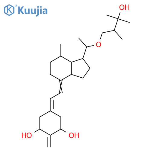 5-(2-(1-(1-(3-Hydroxy-2,3-dimethylbutoxy)ethyl)-7alpha-methyldihydro-1H-inden-4(2H,5H,6H,7H,7alphaH)-ylidene)ethylidene)-2-methylenecyclohexane-1,3-diol structure