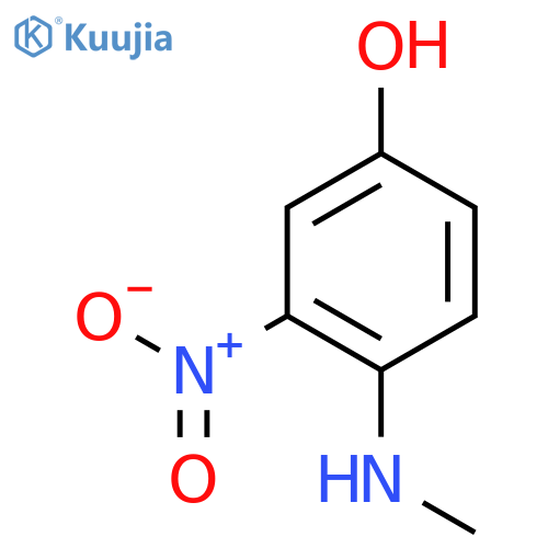 4-(N-Methylamino)-3-nitrophenol structure