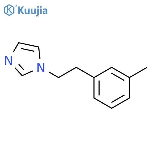 1H-Imidazole, 1-[2-(3-methylphenyl)ethyl]- structure