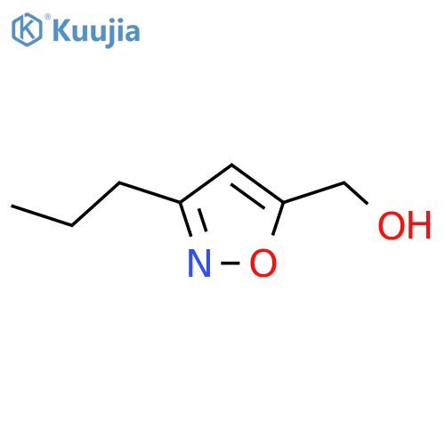 (3-Propyl-isoxazol-5-yl)-methanol structure