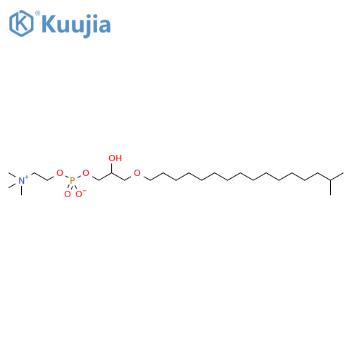 1-O-Alkylglycero-3-phosphocholines; 1-(15-Methylhexadecyl)glycero-3-phosphocholine structure