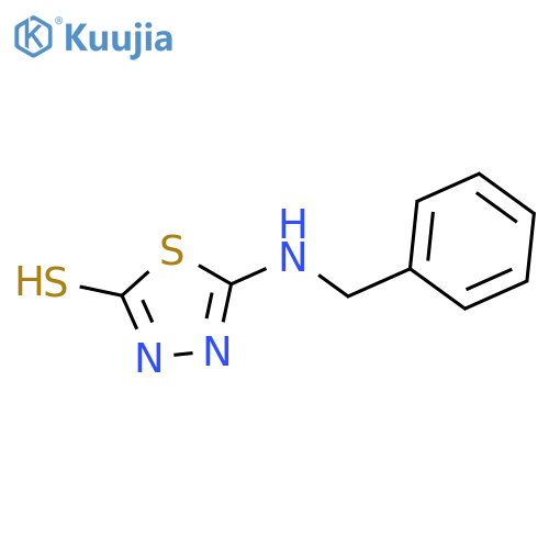 5-(Benzylamino)-1,3,4-thiadiazole-2-thiol structure