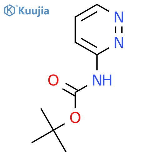 tert-Butyl pyridazin-3-ylcarbamate structure