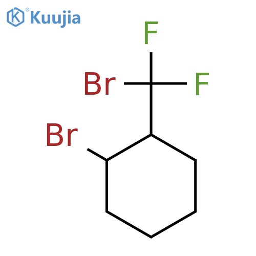 1-Bromo-2-(bromodifluoromethyl)-cyclohexane structure