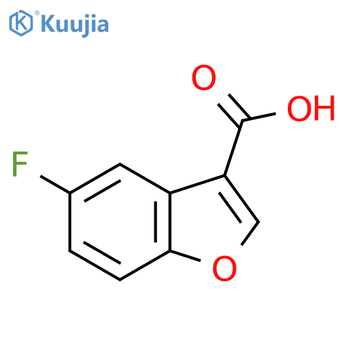 5-fluorobenzofuran-3-carboxylic acid structure