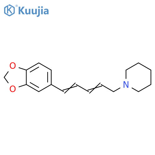 Piperidine,1-[5-(1,3-benzodioxol-5-yl)-2,4-pentadien-1-yl]- structure