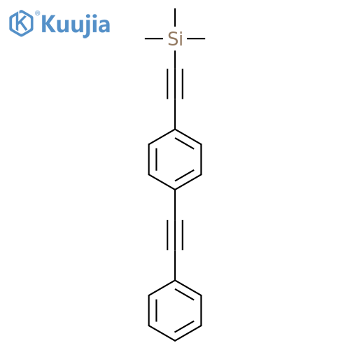 Silane, trimethyl[[4-(phenylethynyl)phenyl]ethynyl]- structure