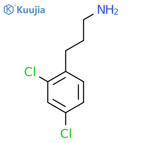 3-(2,4-dichlorophenyl)propan-1-amine structure
