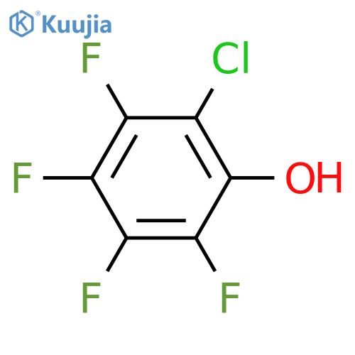 Phenol, 2-chloro-3,4,5,6-tetrafluoro- structure