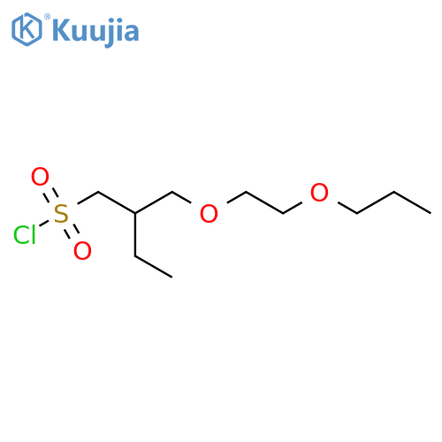 2-(2-propoxyethoxy)methylbutane-1-sulfonyl chloride structure
