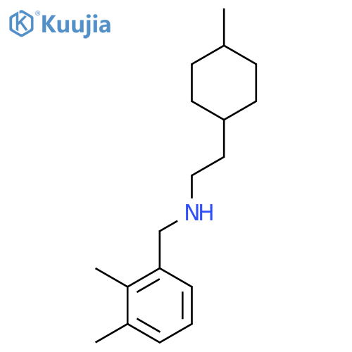 [(2,3-Dimethylphenyl)methyl][2-(4-methylcyclohexyl)ethyl]amine structure