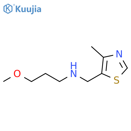(3-methoxypropyl)(4-methyl-1,3-thiazol-5-yl)methylamine structure