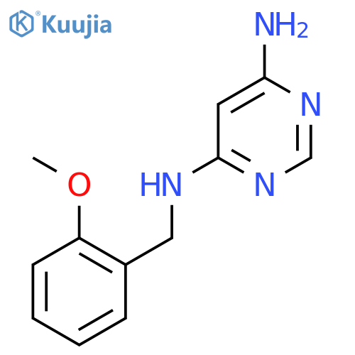N4-(2-Methoxybenzyl)pyrimidine-4,6-diamine structure
