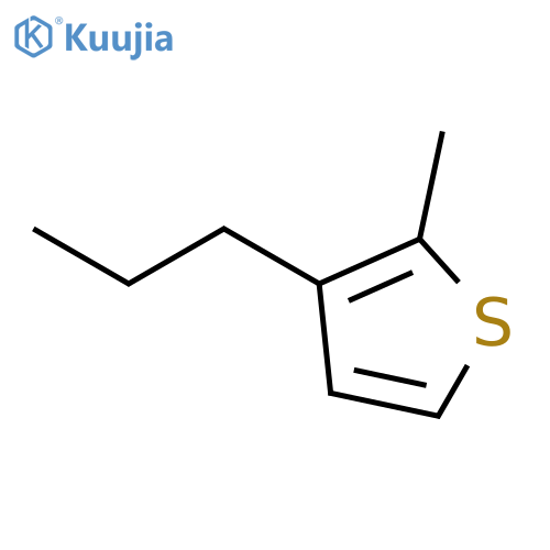 2-Methyl-3-propylthiophene structure