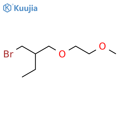 1-Bromo-2-(2-methoxyethoxymethyl)butane structure
