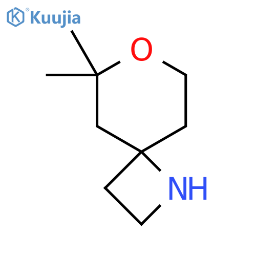 6,6-dimethyl-7-oxa-1-azaspiro3.5nonane structure