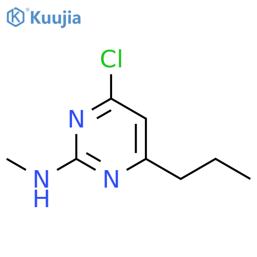 2-Pyrimidinamine, 4-chloro-N-methyl-6-propyl- structure